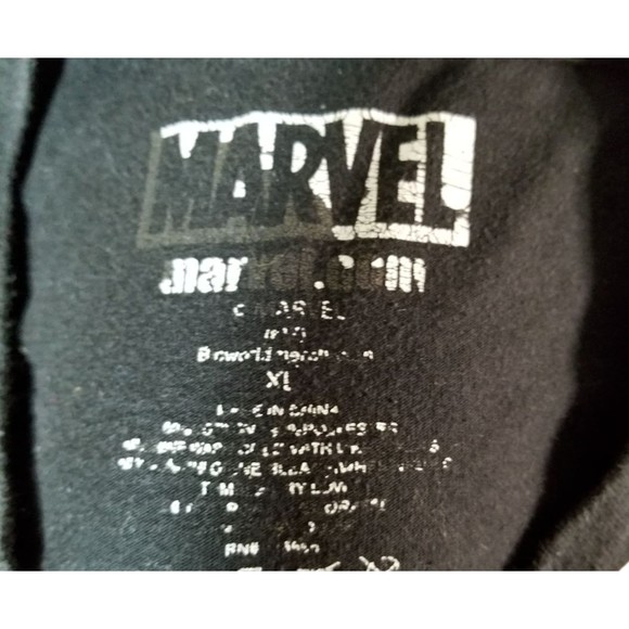 Marvel Deadpool Long Sleeve T-Shirt Tee Black Gray Red Size XL Graphics Unisex - Picture 7 of 10